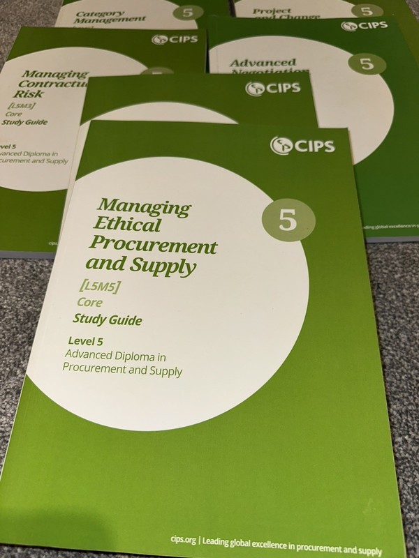 CIPS Level 5 Textbook L5M5 Managing Ethical Procurement and Supply VGC