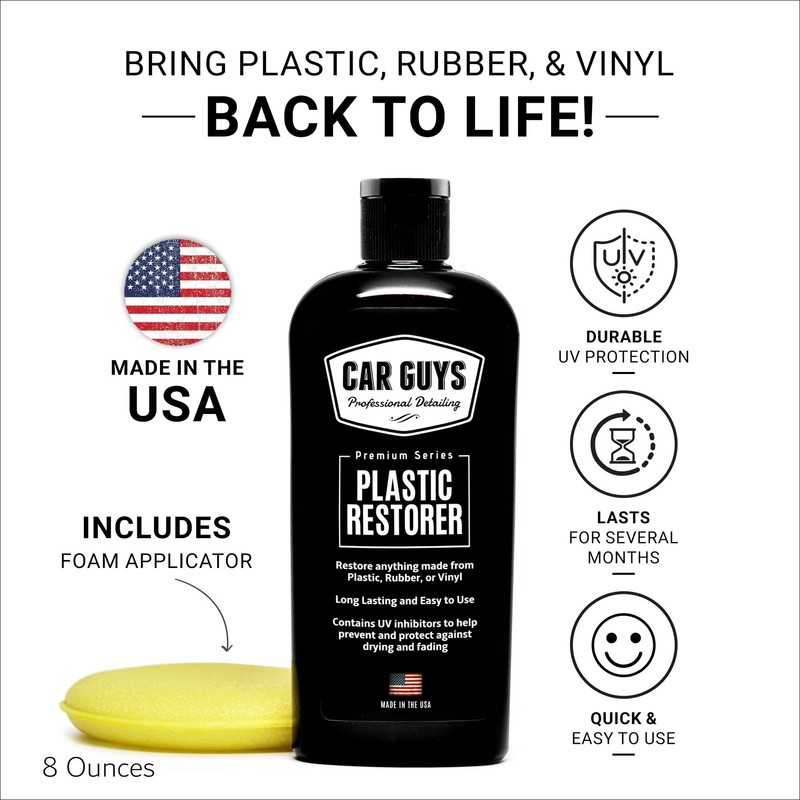 Plastic Restorer | Bring Plastic, Rubber, and Vinyl Back to Life! | User Frie... gallery