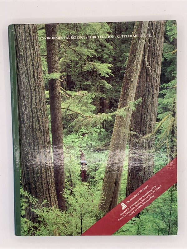 Environmental Science, Sustaining the Earth by G. Tyler Miller, HB Book, B167