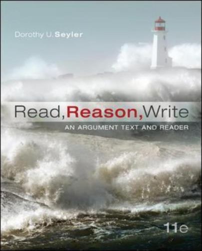 Read, Reason, Write – Dorothy Seyler, 9780078036217, paperback