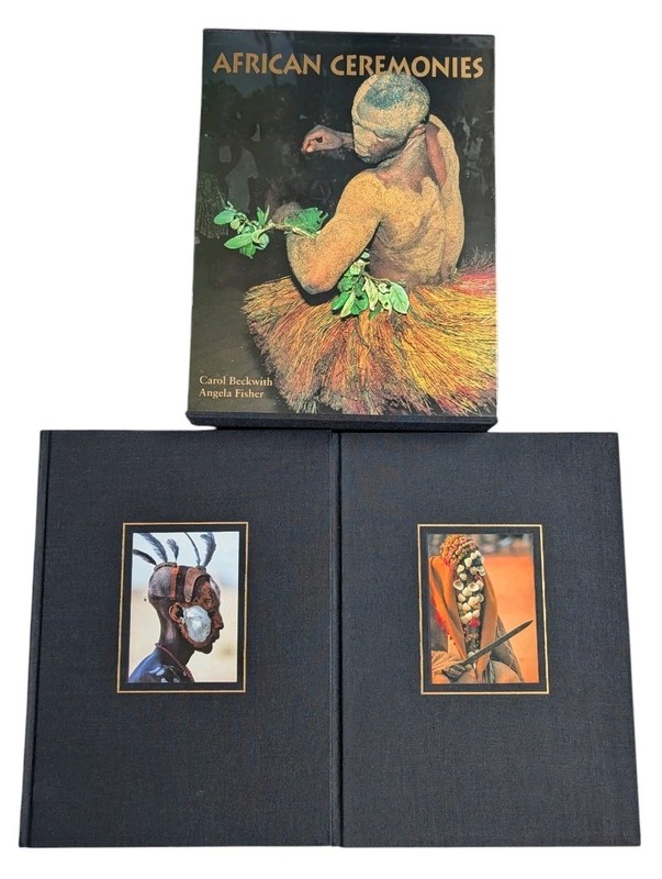 African Ceremonies In Slipcase By Beckwith Hardcover 1999 1st Edition Free Post