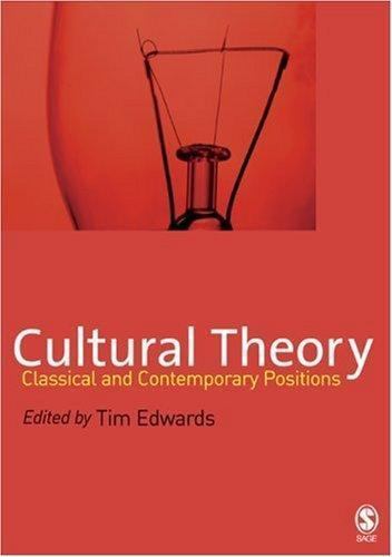 Cultural Theory, Paperback by Edwards, Tim (EDT), Brand New, Free shipping in…