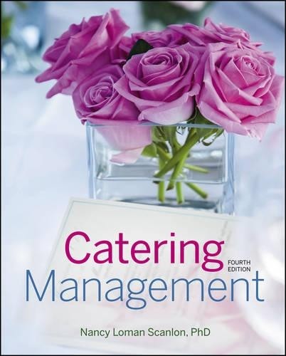 Nancy Loman Scanlon Catering Management (Hardback) (UK IMPORT)