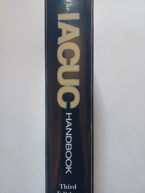 THE IACUC HANDBOOK HARDCOVER gallery