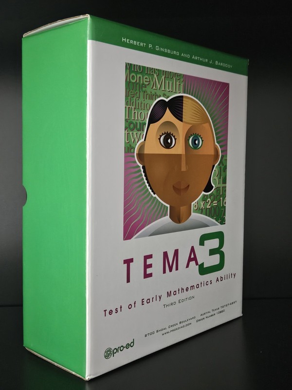 Pro-Ed TEMA-3 Test Of Early Mathematics Ability 3rd Edition Set gallery