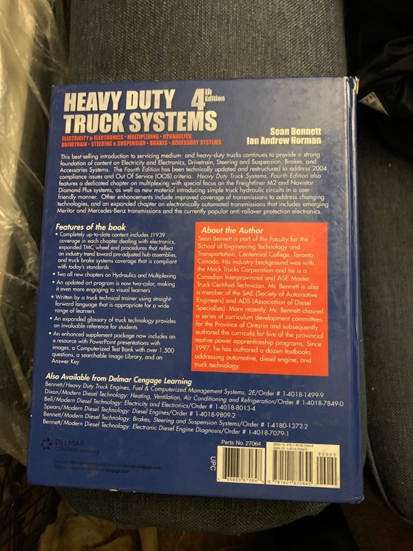 Heavy Duty Truck Systems by Ian Andrew Norman and Sean Bennett (2005, Hardcover) gallery