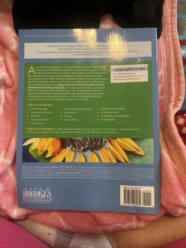 Multisensory Teaching of Basic Language Skills Activity Book - Paperback - GOOD gallery