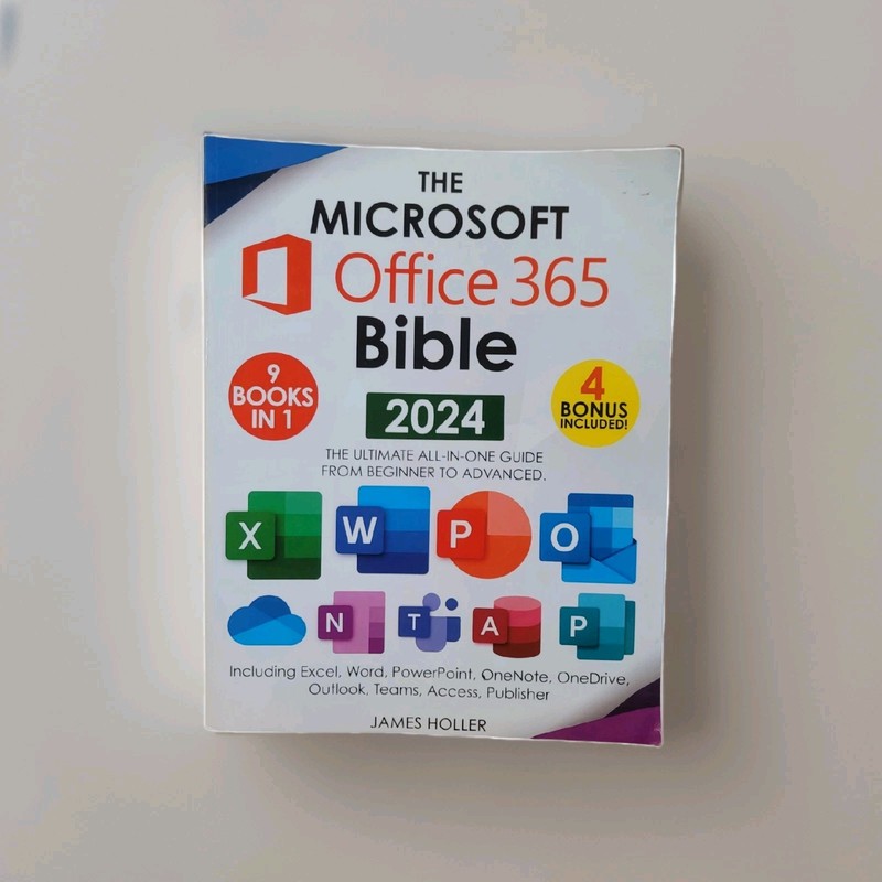 Microsoft Office 365 Bible 2023 9 Books in 1 Training Manual Excel Word Access
