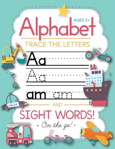 Trace Letters Of The Alphabet and Sight Words (On The Go): Preschool Practic…