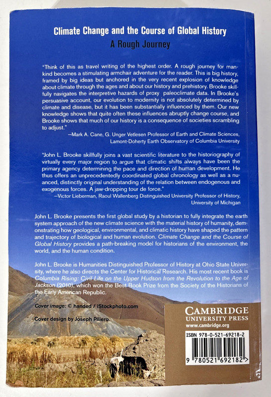 Climate Change and the Course of Global History: A Rough Journey (Studies in En) gallery