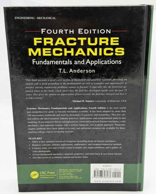 Fracture Mechanics: Fundamentals and Applications, Fourth Edition, 4th gallery