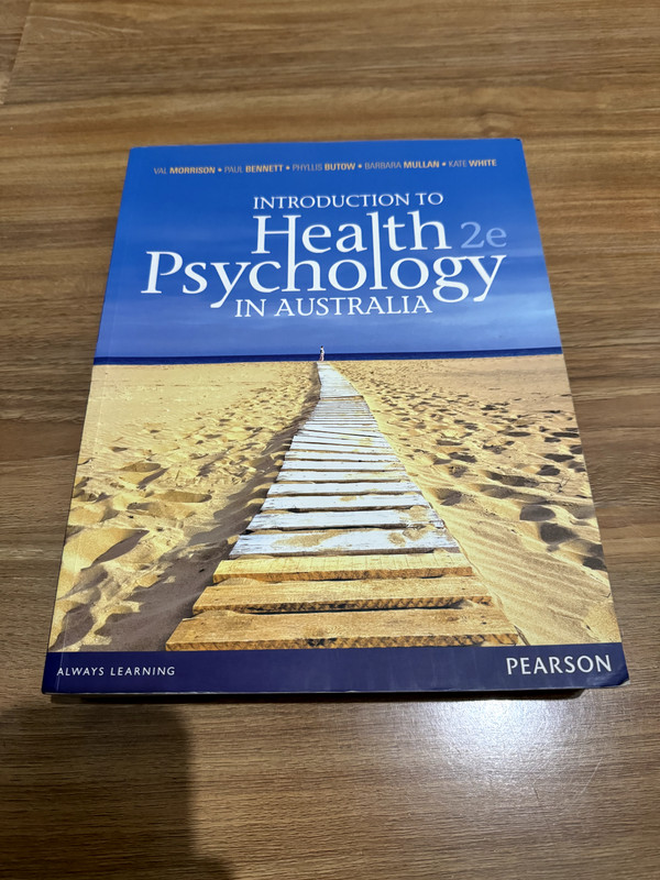 Introduction To Health Psychology in Australia 2nd Edition Phyllis Butow