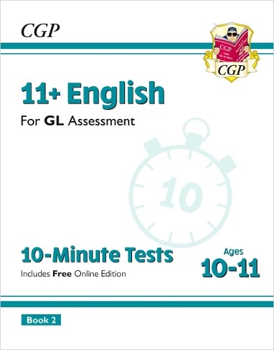 CGP Books 11+ GL 10-Minute Tests: English – Ages 10-11 Boo (Mixed Media Product)