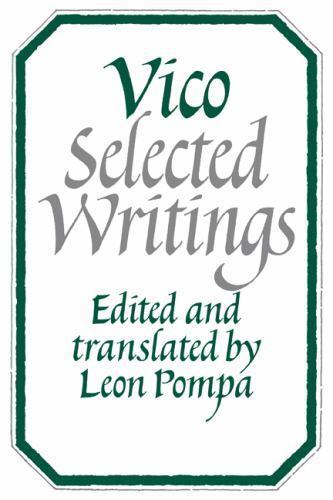 Vico : Selected Writings, Paperback by Vico, Giambattista; Pompa, Leon, Brand…