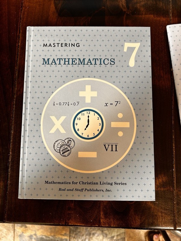 Rod And Staff Grade 7 Math Mastering Mathematics Brand New gallery