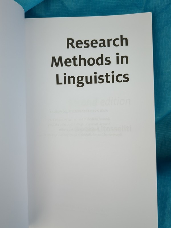 Research Methods in Linguistics: Second Edition Paperback / softback Book The gallery