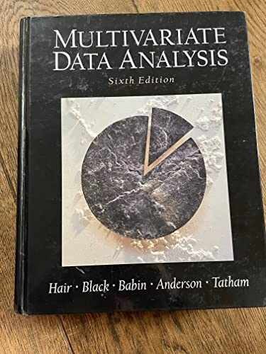 Multivariate Data Analysis – Hardcover, by Black William C.; Babin – Very Good j