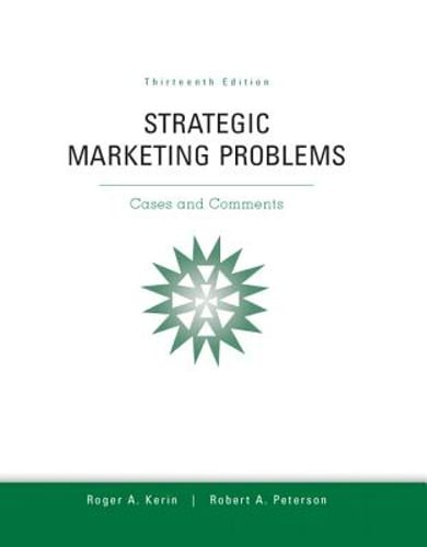 Strategic Marketing Problems by Roger Kerin: Used