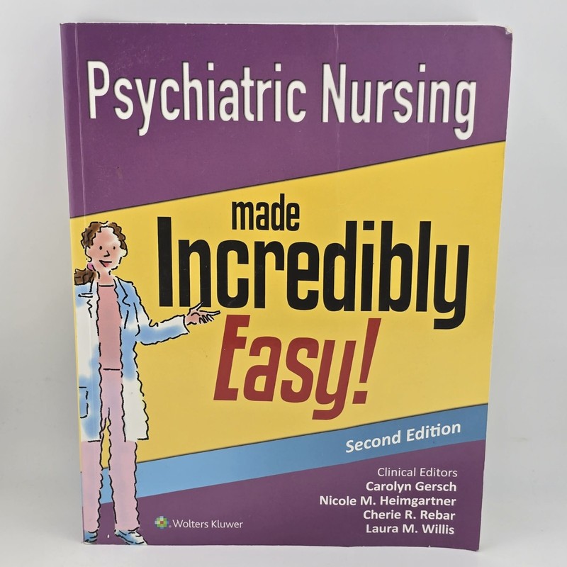 Psychiatric Nursing Made Incredibly Easy! Paperback Second Edition Wolters Kruw
