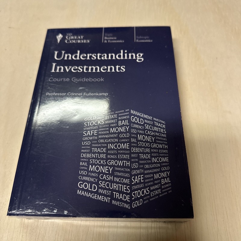 Understanding Investments Great Course (DVD, New, Sealed)