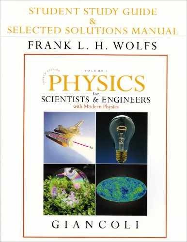 Student Study Guide and Selected – Paperback, by Giancoli Douglas C. – Very Good