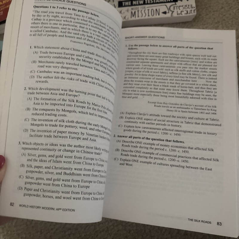 Advanced Placement (AP) World History Modern 1200 – Present AMSCO Publication