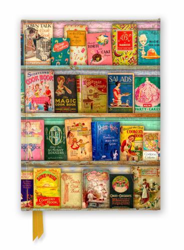 Aimee Stewart : Vintage Cook Book Library Foiled Journal, Hardcover by Flame …