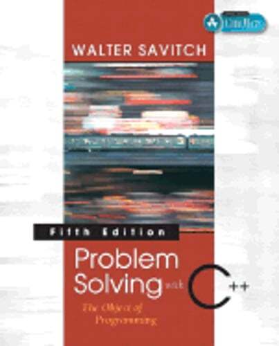 Problem Solving with C++: The Object of Programming by Walter Savitch: Used