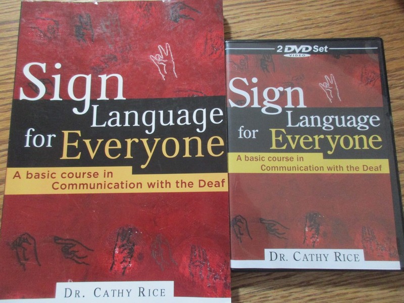 Sign Language for Everyone set (text/DVDs/Interpreting/Helping Hand)