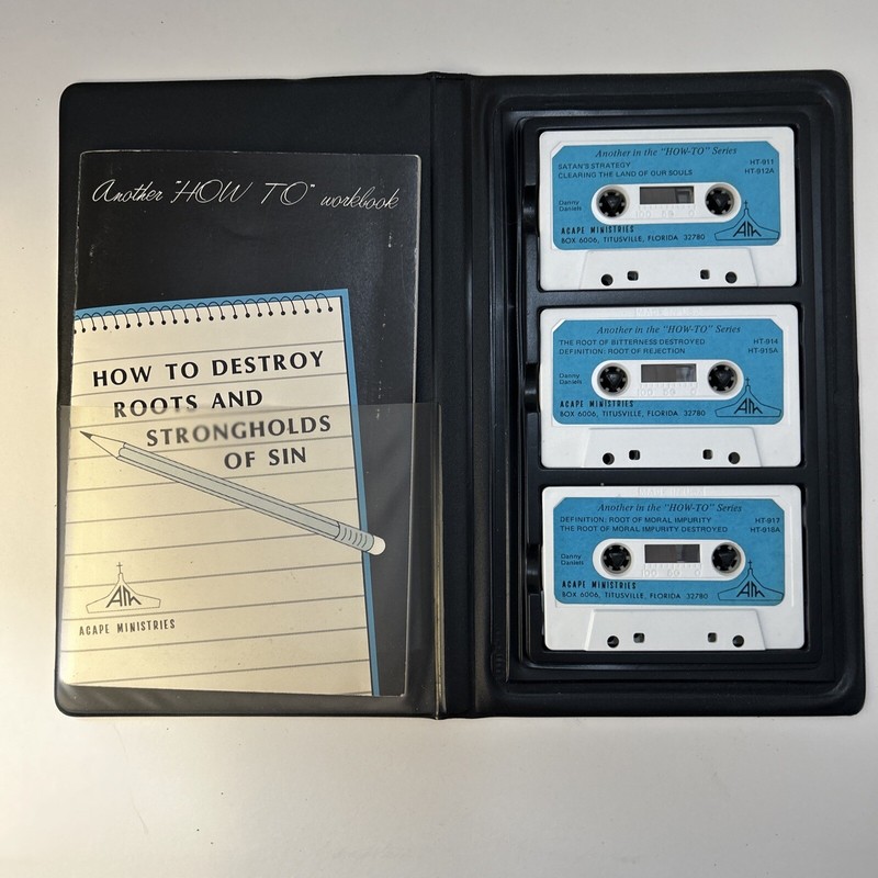How To Series Destroy Roots And Strongholds Sin Agape Ministries audiocassette