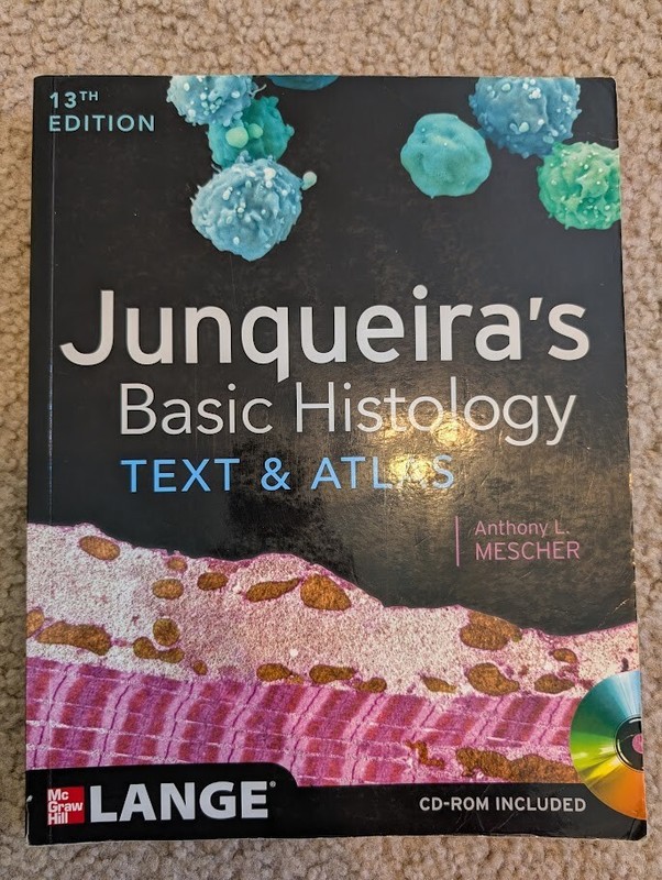 Junqueira’s Basic Histology : Text and Atlas by Anthony Mescher (2013, Trade…
