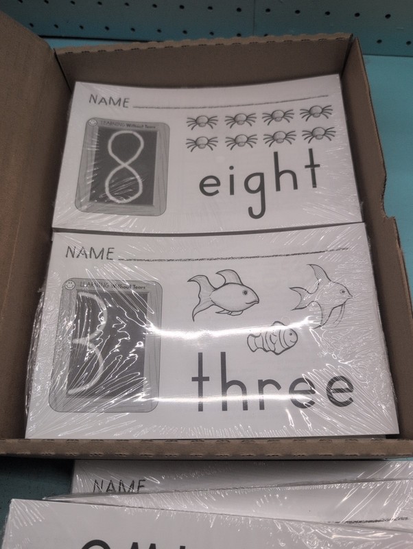 Learning Without Tears - I know My Numbers - 100 Activity Books - 10 For Each # gallery