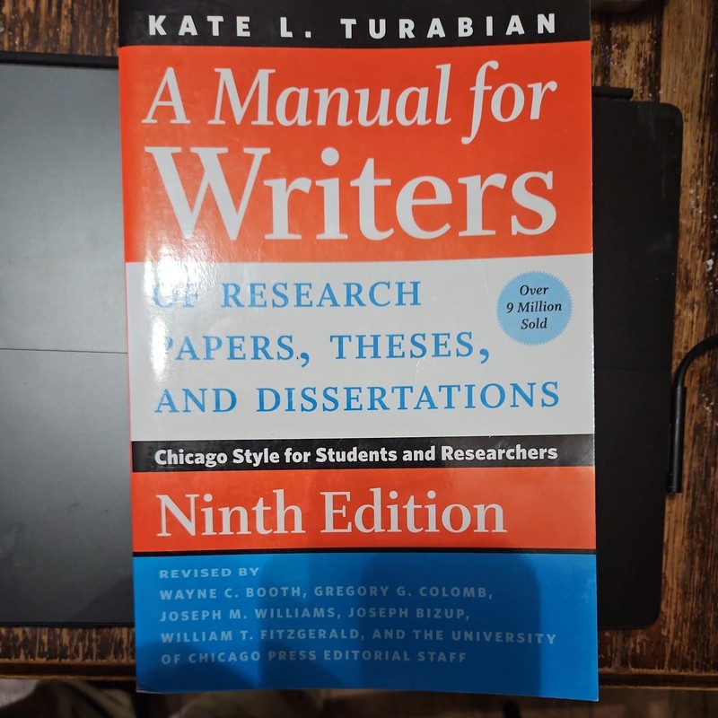 Chicago Guides to Writing, Editing, and Publishing Ser.: Manual for Writers...