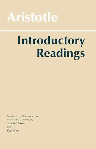 Aristotle: Introductory Readings – Paperback, by Aristotle – Acceptable n