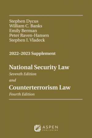 National Security Law, Seventh – Paperback, by Dycus Stephen Banks – Good