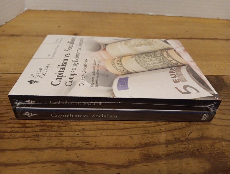 Great Courses Capitalism vs. Socialism Comparing Economic Systems DVD Book NEW