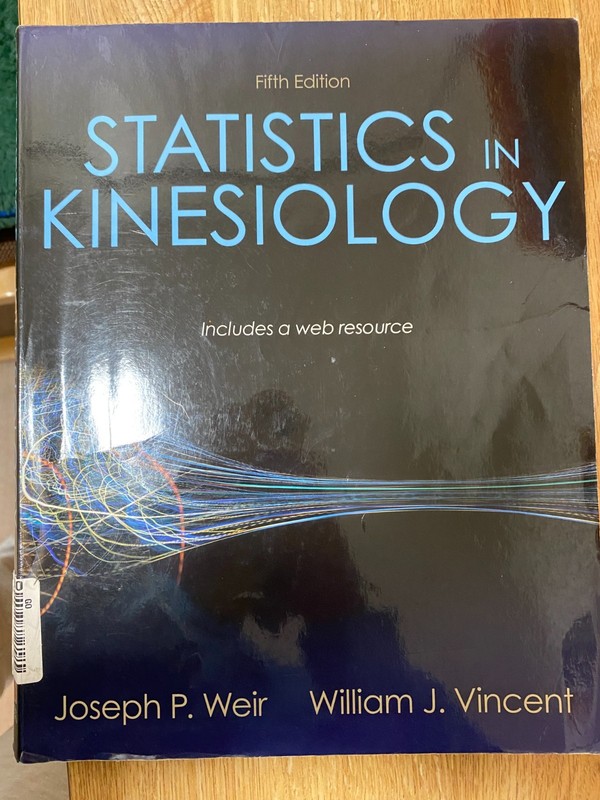 Statistics in Kinesiology