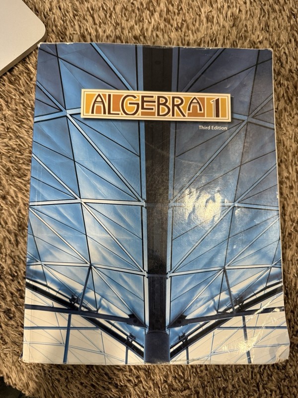 BJU Algebra 1 Student Textbook – 3rd Ed