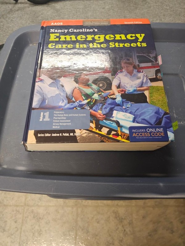 Nancy Caroline’s Emergency Care in the Streets 7th Edition Vol 1,Vol 2 ,Workbook