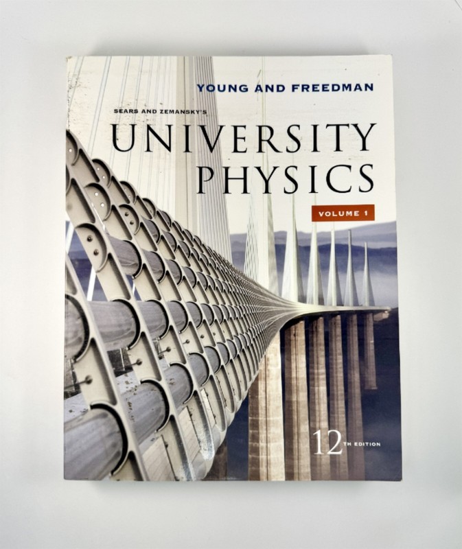 University Physics Young & Freedman 12th Ed Vol 1 – 3 Complete Set Zemansky