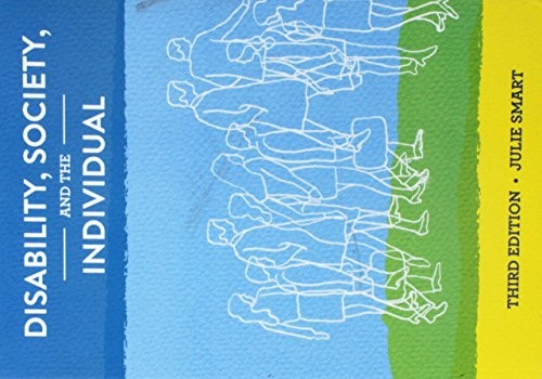 Disability, Society and the Individual, Smart, Julie