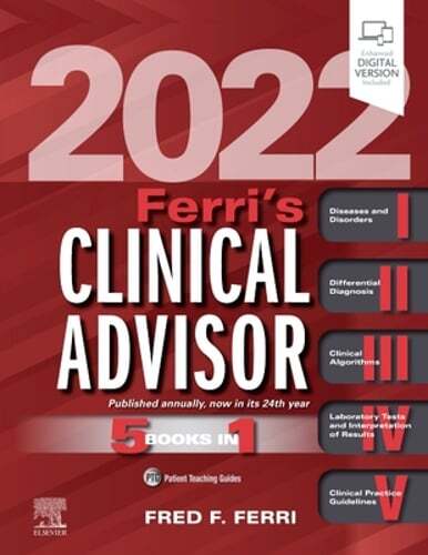 Ferri’s Clinical Advisor 2022 by Facp Ferri, Fred F, MD: New