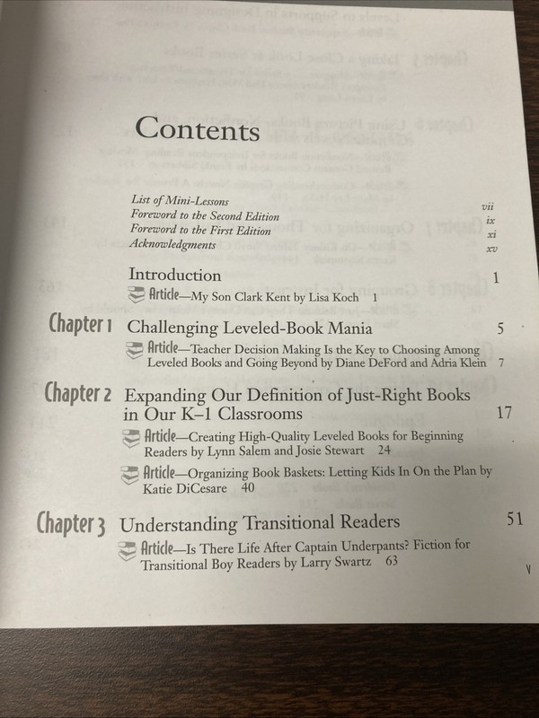 Beyond Leveled Books 2nd Edition : Supporting Early and Transitional Readers K-5 gallery