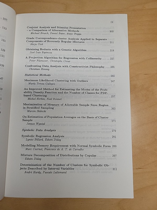 Classification Clustering And Data Analysis Recent Advances And Applications gallery