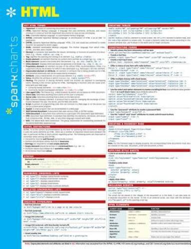 HTML SparkCharts – Hardcover By SparkNotes – GOOD