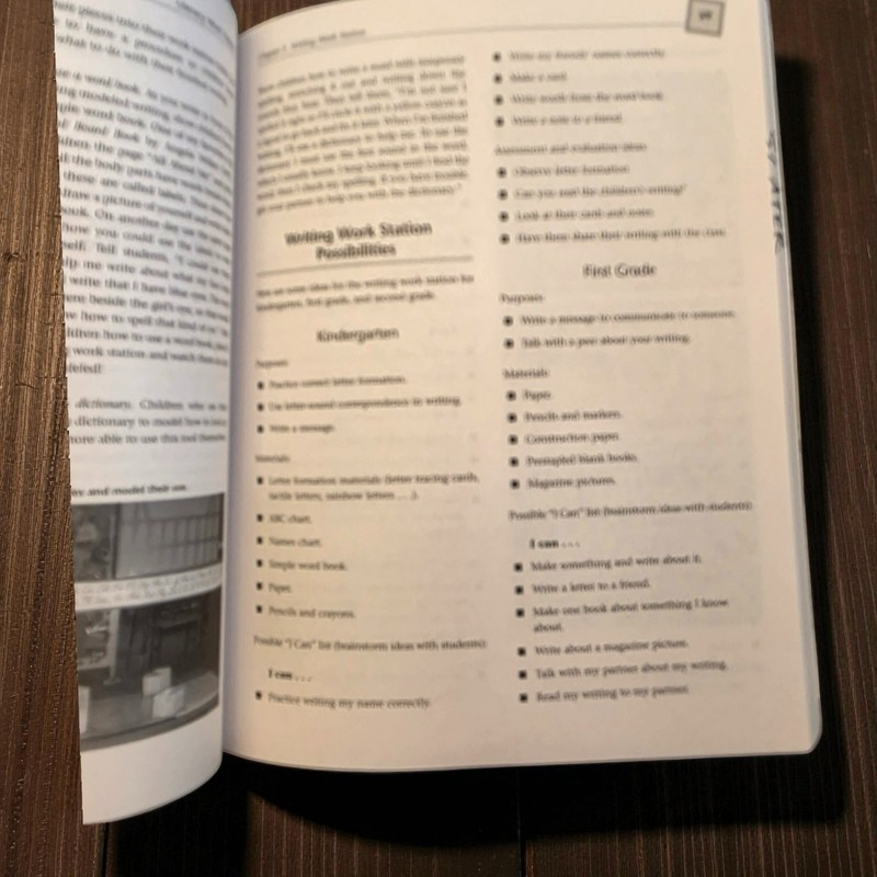 Literacy Work Stations : Making Centers Work by Debbie Diller (LIKE NEW) gallery