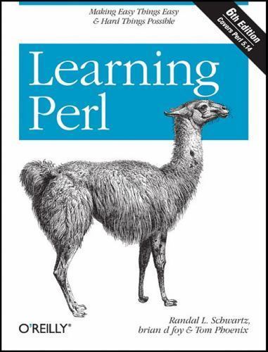 Learning Perl – paperback, Randal Schwartz, 1449303587, new