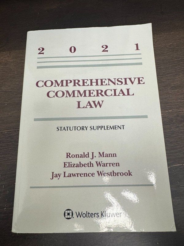 Comprehensive Commercial Law: 2021 – Paperback, by Mann Ronald J.; – Good
