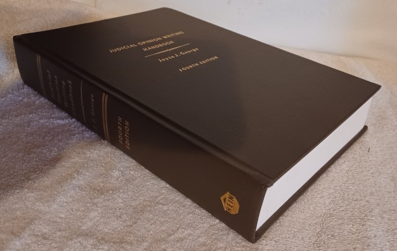 2000 Judicial Opinion Writing Handbook FOURTH EDITION Joyce J. George 604 Pages gallery