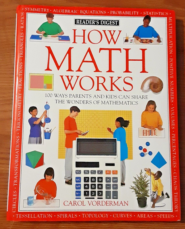 How Math Works Hardcover by Carol Vorderman Reader’s Digest Book HC 2001 vintage